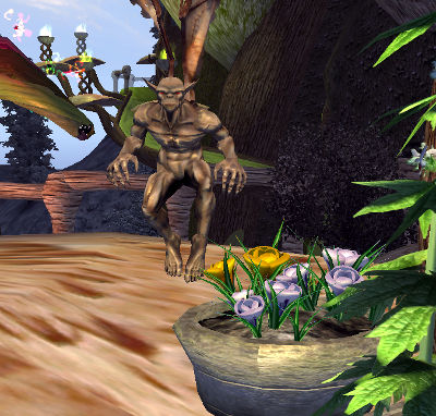 Combined hobbies: 3d-modeled Crocus in a fantasy game setting