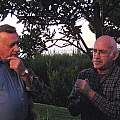 Charles Hardman and Harold Koopowitz discussing plants, Lee Poulsen