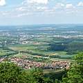 View down the Albtrauf with the Hohenstaufen, origin of the Hohenstaufen Dynasty, Martin Bohnet