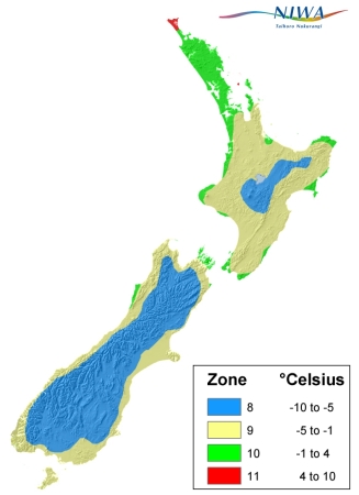 Pacific Bulb Society | Hardiness Zone Maps